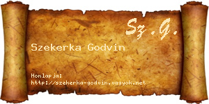 Szekerka Godvin névjegykártya